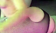 Horny college girl home from party craves hard dildo fuck!