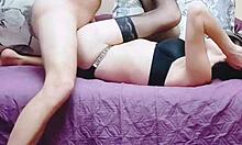 Passive Wife Poses in Lingerie Stockings Amateur Video