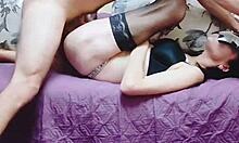 Passive Wife Poses in Lingerie Stockings Amateur Video