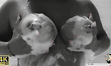 Milf teacher bubbles in bath then fists her huge pussy!