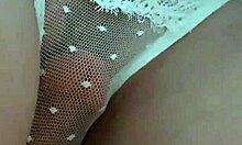 whoa stranger's thick cock slides into my panties rubbing pussy under skirt as train passengers nearly spot us!