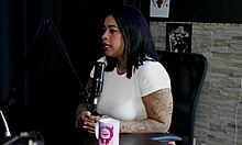 Marcelly mello sheer red begs for big cock doggy pounding