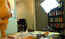 >scarlet datz took me home for rough casting fuck on glass desk