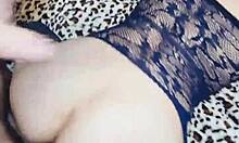 Passive Wife Poses in Lingerie Stockings Amateur Video