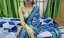 Indian stepsis rides stepbro cowgirl after helping arrange gift in hindi