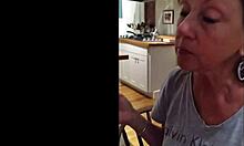 hey check out this mature milf candi annie slurping cock on demand then gulping huge cum load