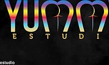 naughty bunny giih spanic gulps pee and cum after wild dap prolapse show