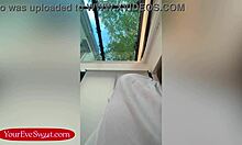 i'm eve sweet teasing big tits in hairdresser roleplay selfie