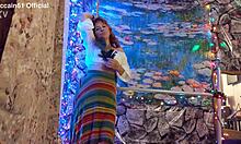 Hotwife Steffi Dances Her Huge Pussy Lips In Lingerie Photoshoot July