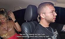 Uber driver pounds colombian milf Monique Fuentes rides to double creampie