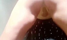 Wet fat ass solo shakes desperately in toilet craving endless orgasmic release