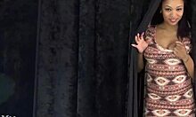 Smothering Beauty Introduction with Big Natural Tits Dirty Talk Casting