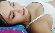 stunning brown-eyed stepsis craves stepbro's cock sucking it deep before wild cowgirl ride