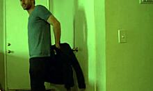 watch this amateur blonde babe suck cock and take cumshot from james dean!