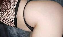 goth girlfriend rides dildo vibrator with joi till squirting orgasm hits hard