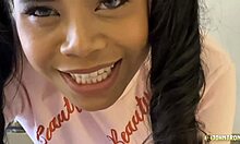 i love how this sexy asian babe with pigtails rides my cock so wildly