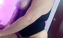 valery saenz rides cock in hd stockings tight pussy creampie finish