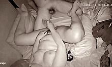 Blonde girlfriend rides monster cock cowgirl style deepthroating to wild orgasm