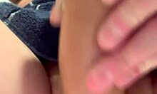 scarlet begs for creampie as her tight pussy overflows with hot cum