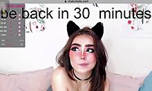 LizzyHoney's Petite Teen Tits Burst with Wild Webcam Seduction!