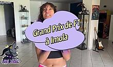 The adventures of lety episode 4 flash outdoors camping in imola italy