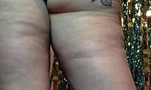 Juicy kastoree shakes her huge curvy ass in public tease