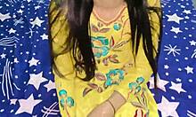 punjabi aunty walks into my dorm sees my huge cock strips naked begs for rough fuck