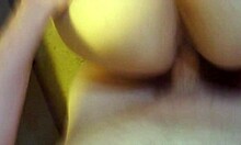 gf drops to knees under desk slurping cock before pussy cumshot pounding