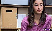 i can't hold back pounding this petite thieving teen slut's tight hole hard!