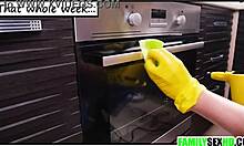 stepbrother slaving away on chores for stepsister feels so right and needy