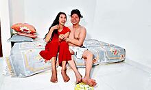 sistya's cute hairy pussy gets fucked rough when boyfriend's away at home