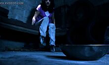 TWO MEXICAN LONG-HAIR BRUNETTES TAKE CUMSHOTS IN REAL HOMEMADE GANGBANG