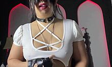 compañera de clase mocks your tiny penis in sph uniform humiliation cosplay