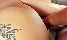 damn he pulled out the condom and filled my tight pussy up completely 💦🤰