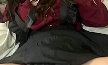 Intense Choking Soaks 18-Year-Old Japanese Babe's Tight Pussy In Rough Sex