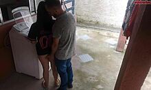 housewife pays washer tech with ass while hubby's out 🍑😏