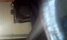 bbc handjob teases huge black cock to explosive cumshot