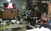 hey check out sexy odette getting her face blasted by client's huge load