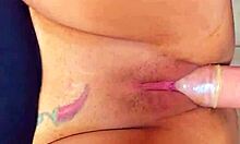 damn he pulled out the condom and filled my tight pussy up completely 💦🤰