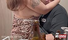 Pinay Ms Emma fucked Lucky fan feeds cum MFM threesome