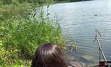 teen bride lures fisherman for secret lake pounding