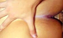 damn he pulled out the condom and filled my tight pussy up completely 💦🤰