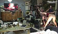 hey check out sexy odette getting her face blasted by client's huge load