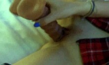 whoa this giant dildo has my pussy cumming buckets hard