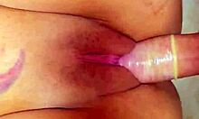 damn he pulled out the condom and filled my tight pussy up completely 💦🤰