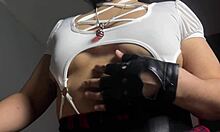 compañera de clase mocks your tiny penis in sph uniform humiliation cosplay