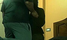 Home Alone Latina Rides Gardener's Massive Black Cock Hard Outdoors