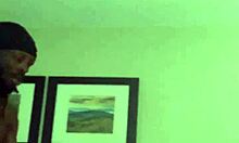 wife loving that bbc vibe bent over moaning wet doggystyle... big black cock pulls hair! 🍆🔥💦