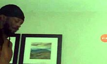 wife loving that bbc vibe bent over moaning wet doggystyle... big black cock pulls hair! 🍆🔥💦