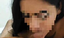 tinder teen deepthroats sloppy to the balls begs for cum